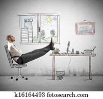 職業, 以及, 雄心, ......的, abusinessman