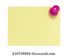 長方形 Postit で 青 ピン イラスト K1670 Fotosearch