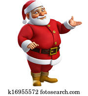 3d cartoon santa 3d cartoon santa