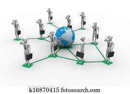 3d image of virtual men on global c 3d image of virtual men on global c