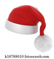 3d, פפה נואל, כובע אדום, בלבן, רקע