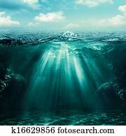 Abyss. Abstract environmental backgrounds for your design