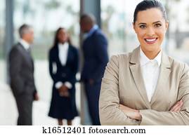 attractive business executive