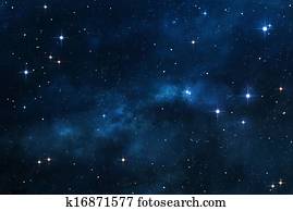 Blue Nebula space background Blue Nebula space background