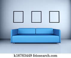 Blue sofa Blue sofa