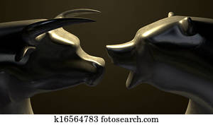 Bull And Bear Market Trend Bronze Castings