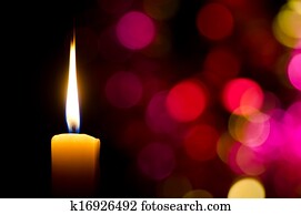 Burning candle Burning candle