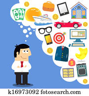 Business dreams, future planning Business dreams, future planning