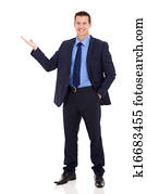 business executive presenting business executive presenting