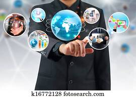 businessman press Successful business businessman press Successful business