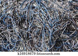 caos, de, rede, cabos