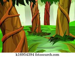 Cartoon Forest Cartoon Forest