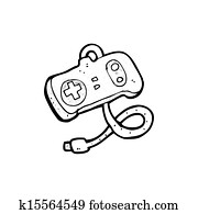cartoon game controller