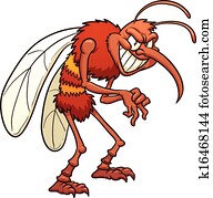 Cartoon mosquito Cartoon mosquito
