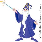 Cartoon wizard Cartoon wizard