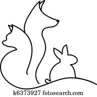 Cat dog and rabbit vector Cat dog and rabbit vector