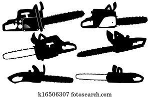 チェーンソー イラスト K Fotosearch