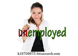 Change word of unemployed to employ Change word of unemployed to employ