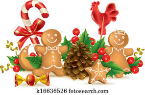 Christmas candy and decorations Christmas candy and decorations