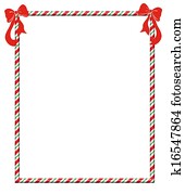 Christmas Candycane Frame Christmas Candycane Frame