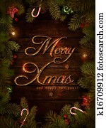 Christmas design - Xmas wreath Christmas design - Xmas wreath