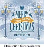 Christmas greeting card Christmas greeting card