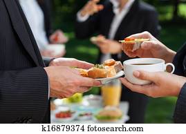 Coffee and lunch break Coffee and lunch break
