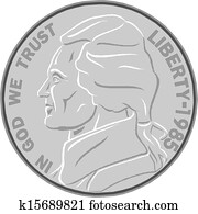 coin vector illustration 