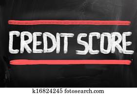 Credit Score Concept