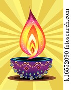 Diwali Candle Light Diwali Candle Light