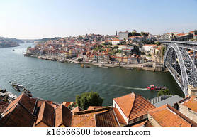 douro, rio, em, porto, portugal douro, rio, em, porto, portugal