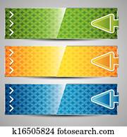 drie, universeel, spandoeken