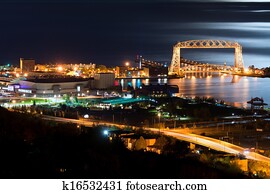 Duluth Minnesota Night Time Duluth Minnesota Night Time