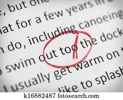 erro, em, inglês, ensaio