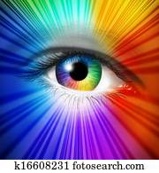 espectro, olho