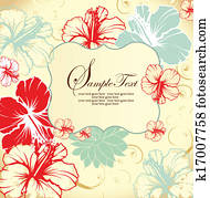floral invitation card floral invitation card