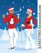 Golf on Christmas Golf on Christmas