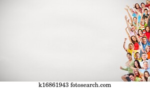 goup, ......的, 愉快, 人們