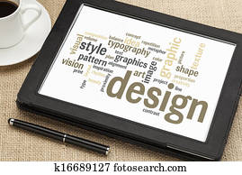 graphic design word cloud