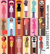 Group of People vector illustration