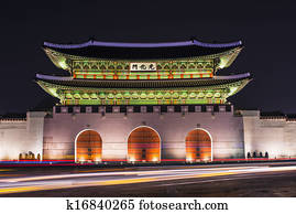 전통, 문, 한국어, 스타일, 에서, 남한 스톡 이미지 | k26559920 | Fotosearch
