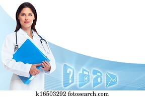 Healthcare background.