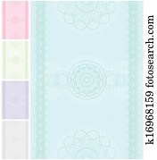 hintergrund, schablone, für, bescheinigung, oder, diploma.