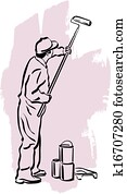 House Painter Clipart | Our Top 1000+ House Painter EPS Images | Fotosearch