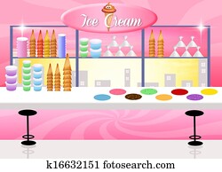 Ice cream shop Ice cream shop