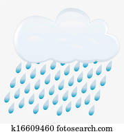 icon rain. vector icon rain. vector