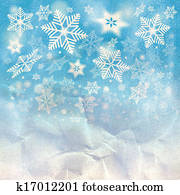 inverno, fondo, con, fiocchi neve