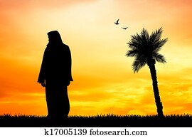 Jesus silhouette Jesus silhouette