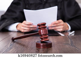 Judge Holding Documents Judge Holding Documents