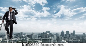 kaufleuten zürich, mit, binoculars.